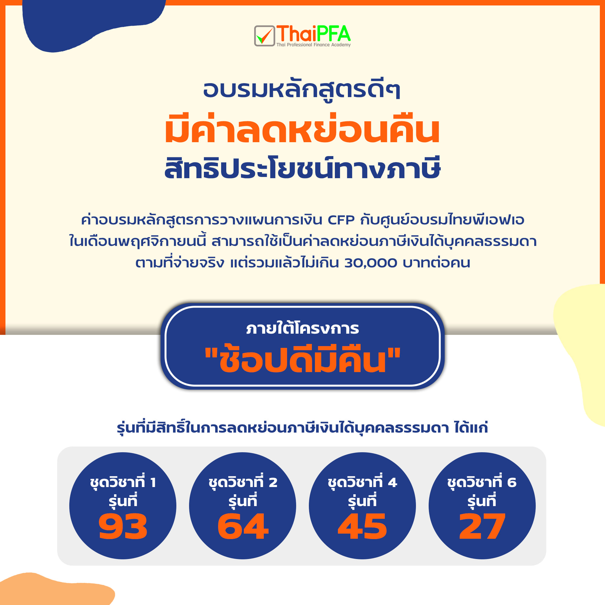 อบรมCFP