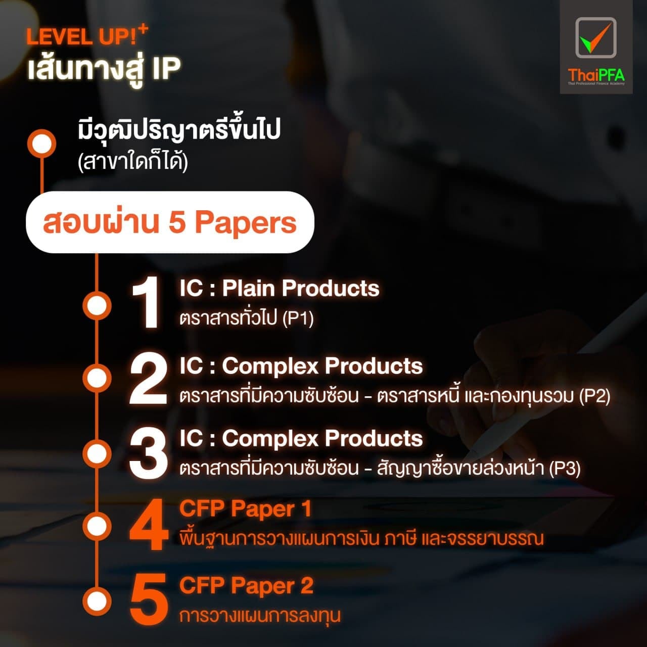 อยากเป็น IP ผู้วางแผนการลงทุน invesment planner ต้องทำยังไง