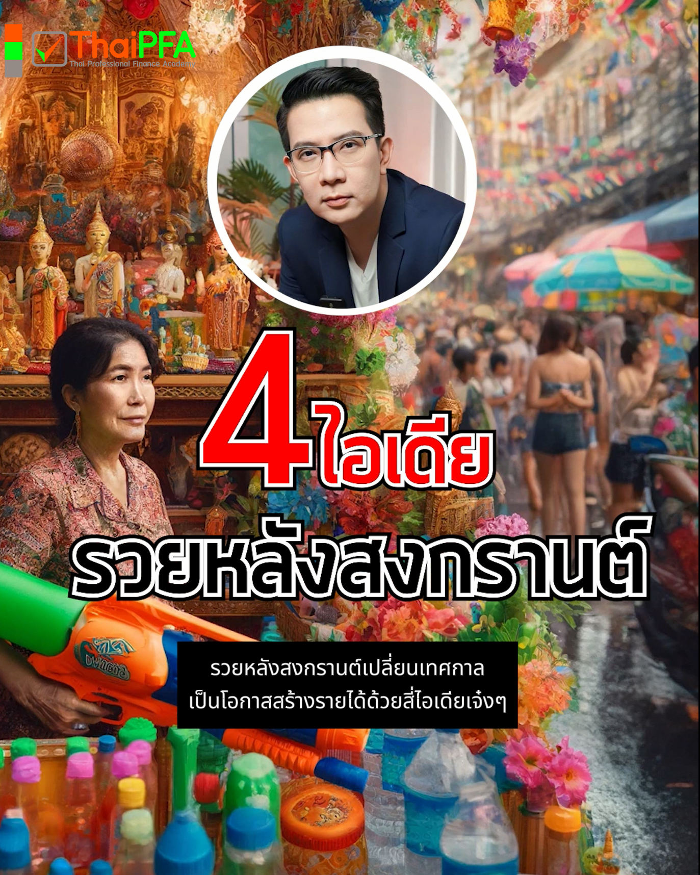 4 ไอเดีย รวยหลังสงกรานต์! เพียงช่วงเทศกาลสั้นๆ แต่โอกาสให้รวยมีไม่สิ้นสุด